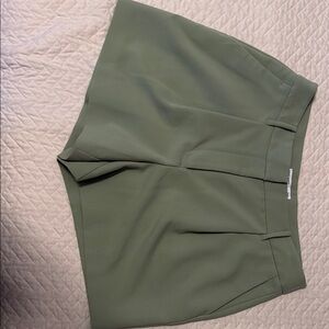Nine West High Waist Green Shorts